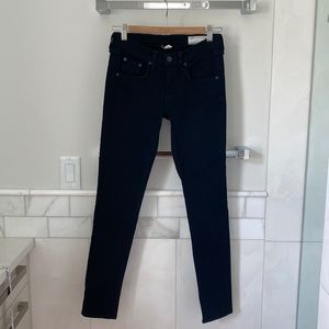Rag & Bone Black Skinny Jeans Size 25 worn once washed once